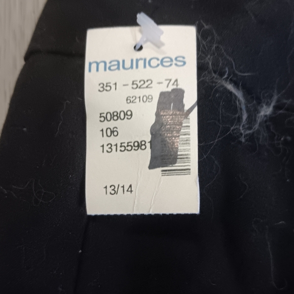 Maurices Black Pencil Skirt Knee-Length Work - Picture 4 of 5